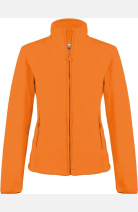 Fleecejacke Davrina, tailliert geschnitten, Farbe: orange, Größe: S