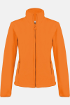 Fleecejacke Davrina, tailliert geschnitten, Farbe: orange, Größe: 4XL