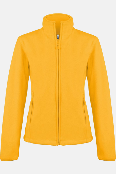 Fleecejacke Davrina, tailliert geschnitten, Farbe: gelb,...