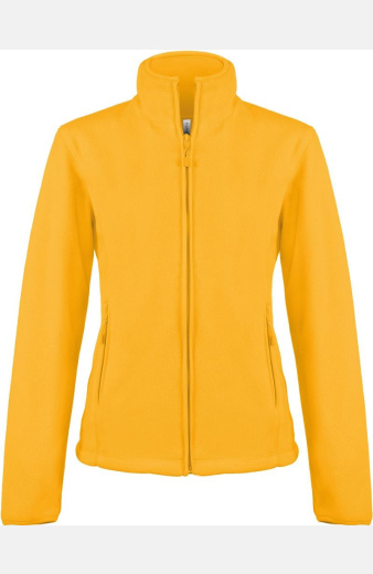 Fleecejacke Leonie, tailliert geschnitten, Farbe: gelb,...