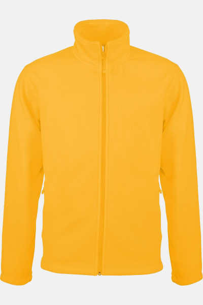 Fleecejacke Davron, gerade geschnitten, Farbe: gelb,...