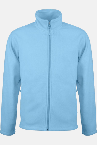 Fleecejacke Davron, gerade geschnitten, Farbe: hellblau,...