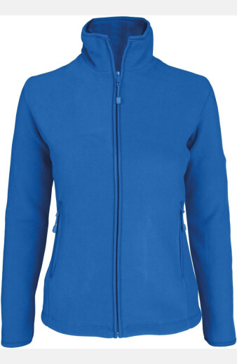 Fleecejacke Davrina, tailliert geschnitten, Farbe: royal,...