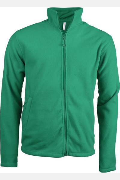 Fleecejacke Davron, gerade geschnitten, Farbe: grün,...