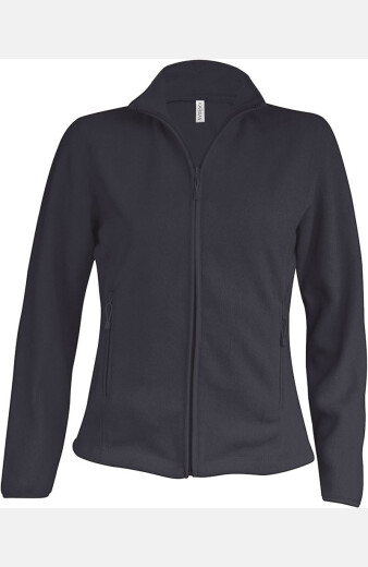 Fleecejacke Davrina, tailliert geschnitten, Farbe: grau,...