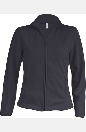 Fleecejacke Leonie, tailliert geschnitten, Farbe: grau,...