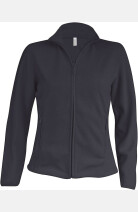 Fleecejacke Leonie, tailliert geschnitten, Farbe: grau, Größe: XL