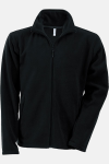 Fleecejacke Davron, gerade geschnitten, Farbe: schwarz, Größe: L