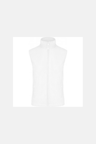 Fleeceweste Leon, gerade geschnitten, Farbe: weiß,...