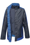 Men´s Contrast Softshell Jacket 3in1 TRA151 von Regatta Contrast Collection, Farbe New Royal / Navy, Größe: L