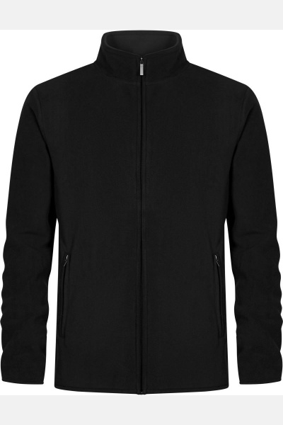 Men’s Double Fleece Jacket black-black...