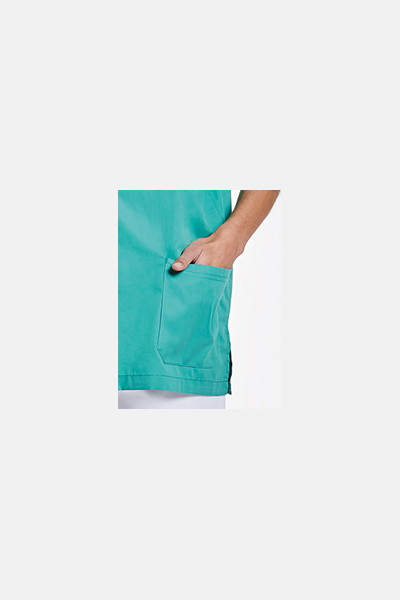 Unisex Kasack mit V-Ausschnitt, Farbe: royal, Größe: 3XL