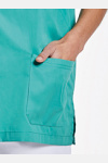 Unisex Kasack mit V-Ausschnitt, Farbe: royal, Größe: 3XL