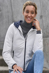 Women´s Competition Jacket 9651 von Tee Jays, Farbe Snow White / Navy, Größe: M