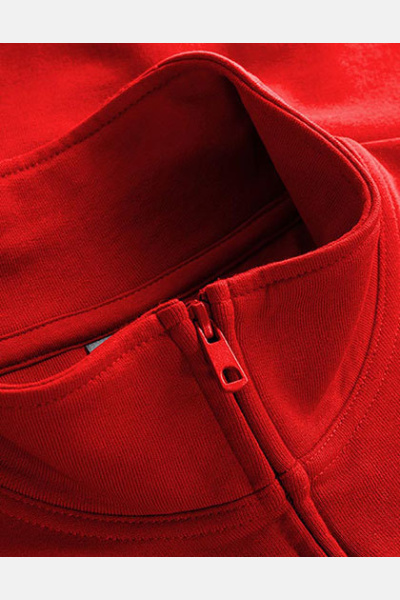 Men´s Sweatjacket 5270 von EXCD by Promodoro, Farbe Fire Red, Größe: L