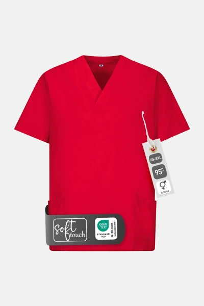 Unisex Schlupfkasack Eike, Farbe: rot, Größe: L