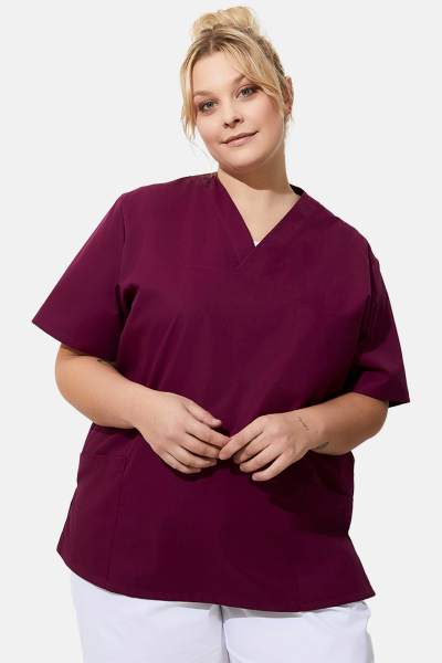 Unisex Schlupfkasack Eike, Farbe: bordeaux, Größe: M