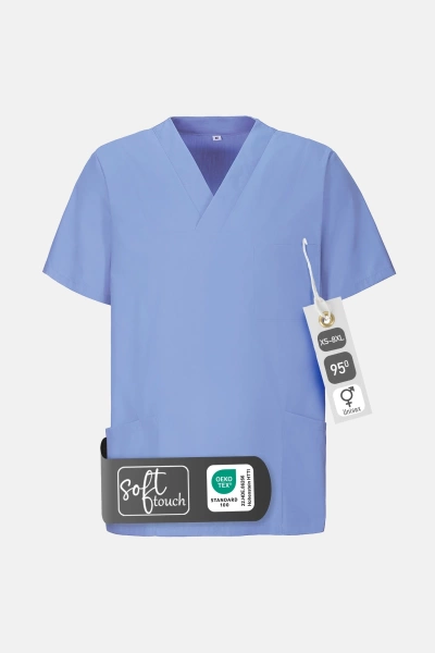 Unisex Schlupfkasack Eike, Farbe: hellblau,...