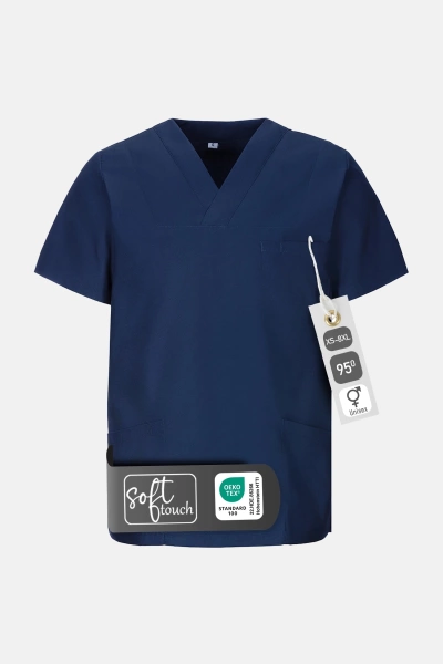 Unisex Schlupfkasack Eike, Farbe: navy, Größe: XL