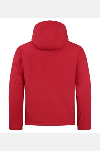 PADDED HOODY SOFTSHELL red M