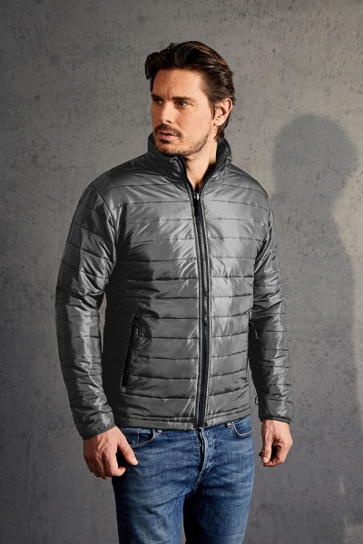 Wattierte Jacke Leriot, gerade geschnitten, Farbe: grau, Größe: XXL