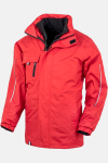 3-in1 Jacke Fenrion, Farbe: rot, Größe: M