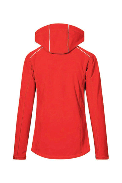 Softshelljacke Kaelora, tailliert geschnitten, Farbe: rot, Größe: S
