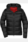 Outdoorjacke Lysara, tailliert geschnitten, Farbe: schwarz/ rot, Größe: XL