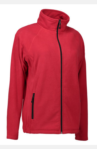 Fleecejacke Davia, tailliert geschnitten, Farbe: rot,...