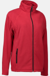 Fleecejacke Davan, gerade geschnitten, Farbe: rot, Größe: L