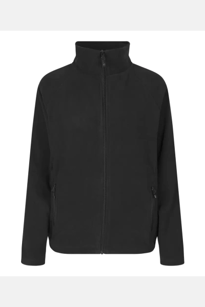 Fleecejacke Davia, tailliert geschnitten, Farbe: schwarz, Größe: S