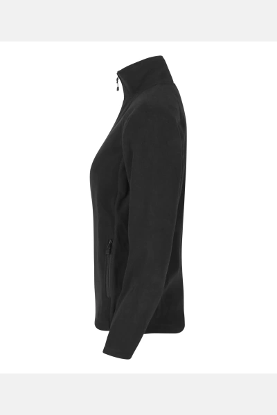 Fleecejacke Davia, tailliert geschnitten, Farbe: schwarz, Größe: S