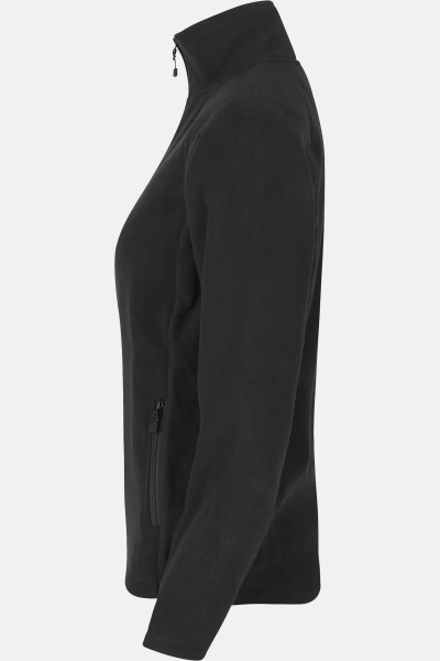 Fleecejacke Davia, tailliert geschnitten, Farbe: schwarz,...