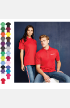 Poloshirt Erala, tailliert geschnitten, Farbe: rot, Größe: XXS