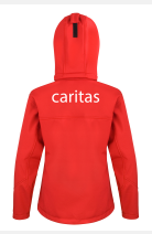 Softshelljacke Dalia - speziell für die Caritas, tailliert geschnitten, Farbe: rot, Größe: XL