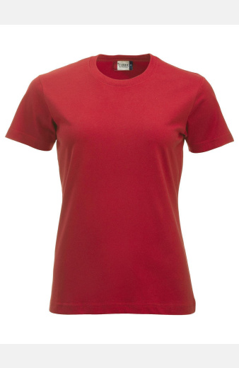 T-Shirt Korina, tailliert geschnitten, Farbe: rot,...