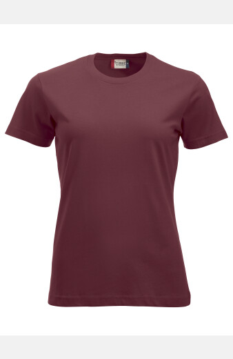 T-Shirt Korina, tailliert geschnitten, Farbe: bordeaux,...