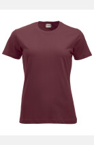 T-Shirt Korina, tailliert geschnitten, Farbe: bordeaux, Größe: XS