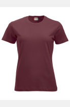 T-Shirt Norma, tailliert geschnitten, Farbe: bordeaux, Größe: XS