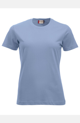 T-Shirt Korina, tailliert geschnitten, Farbe: hellblau,...