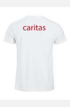 Weißes T-Shirt Korin, speziell für die Caritas, gerade geschnitten, Größe: S