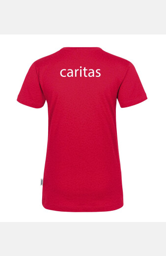 T-Shirt Seyla - speziell für die Caritas, tailliert geschnitten, Farbe: weiß, Größe: XS