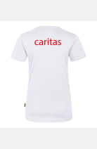 T-Shirt Seyla - speziell für die Caritas, tailliert geschnitten, Farbe: weiß, Größe: XS