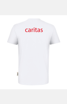 T-Shirt Seyla - speziell für die Caritas, tailliert geschnitten, Farbe: weiß, Größe: XS