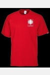 Unisex Rundhalsshirt Sorvin - speziell für die Caritas, Farbe: rot, Größe: XS