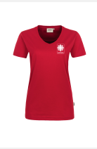 T-Shirt Arlisa - speziell für die Caritas, tailliert geschnitten, Farbe: rot, Größe: XS