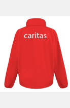 Softshell Jacke Naria - speziell für die Caritas, tailliert geschnitten, Farbe: rot, Größe: XS