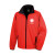 Softshell Jacke Tina - speziell für die Caritas, tailliert geschnitten, Farbe: rot, Größe: XS