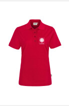 Poloshirt Bryna - speziell für die Caritas, tailliert geschnitten, Farbe: weiß, Größe: XS