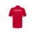 Poloshirt Bryan - speziell für die Caritas, gerade geschnitten, Farbe: rot, Größe: 6XL